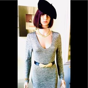 VIOLA Dress with soft gold glimmer.S